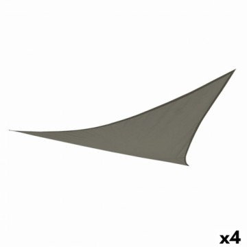 Тент Aktive Треугольный 500 x 0,5 x 500 cm Серый полиэстер (4 штук)