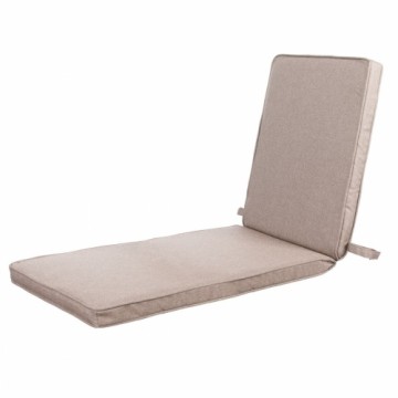 Bigbuy Outdoor Atpūtas krēsla spilvens Bēšs 190 x 55 x 4 cm