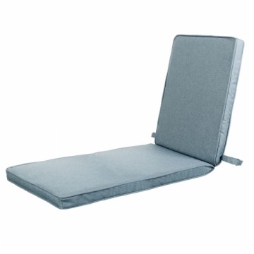 Bigbuy Outdoor Atpūtas krēsla spilvens Zils 190 x 55 x 4 cm
