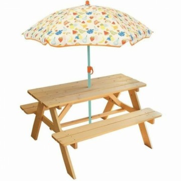 Стол для пикника Fun House Fruity's  53 x 95 x 75 cm Пляжный зонт