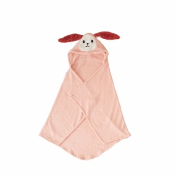 Банное полотенце Crochetts Розовый 128 x 2 x 110 cm Кролик