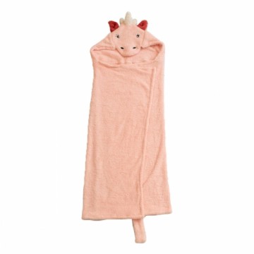 Банное полотенце Crochetts Розовый 126 x 2 x 110 cm Единорог