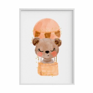 Картина Crochetts Разноцветный 33 x 43 x 2 cm Медведь