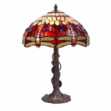 Настольная лампа Viro Belle Rouge Тёмно Бордовый цинк 60 W 40 x 60 x 40 cm