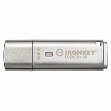 USB Zibatmiņa Kingston IKLP50 Pelēks 128 GB
