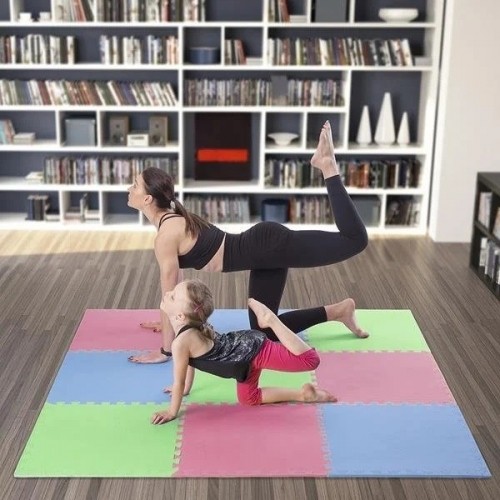 Puzzle mat multipack One Fitness MP10 green-blue-red image 4