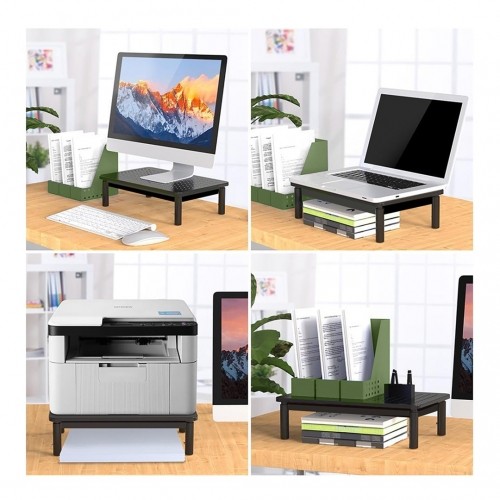 Maclean MC-946 Monitor Laptop Stand 13" - 32" 3-Level Height Adjustment with Drawer up to 20kg Sturdy Vented image 4