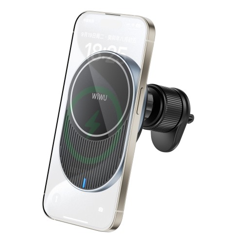 WIWU car holder CH-315 with inductive charging black 15W image 3