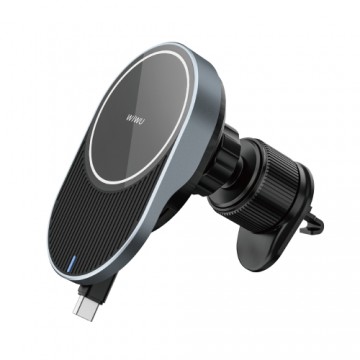 WIWU car holder CH-315 with inductive charging black 15W