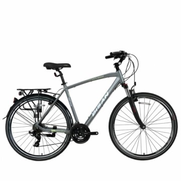 Tūrisma velosipēds Bisan 28 TRX8100 City (PR10010427) g.pelēks/zaļš (21)