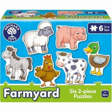 Puzle un domino komplekts Orchard Farmyard (FR)