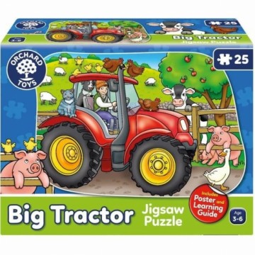 Puzle un domino komplekts Orchard Big Tractor (FR)