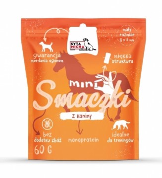 SYTA MICHA Mini horsemeat treats - dog treat - 60g