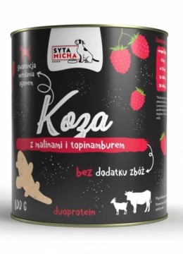 SYTA MICHA Goat with raspberries and Jerusalem artichoke - wet dog food - 800g