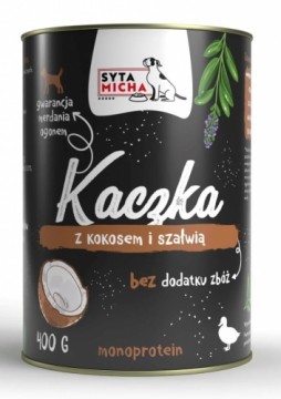 SYTA MICHA Duck with coconut and sage - wet dog food - 400g