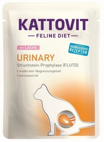 KATTOVIT Feline Diet Urinary Salmon - wet cat food - 85g image 1