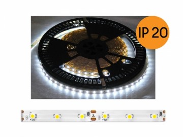 Eco Light PS ECO LED vads IP20, silti balta gaisma, 60diod|m, 25m, balta pamatne, SMD2835.