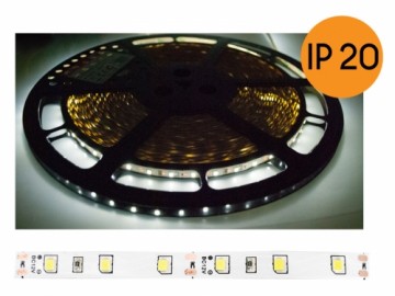Eco Light PS ECO LED vads IP20, auksta balta gaisma, 60diod|m, 25m, balta pamatne, SMD2835.