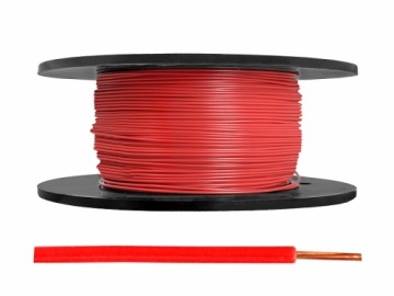 LgY|H05V-K 1x1 kabelis, sarkans, 100 m.