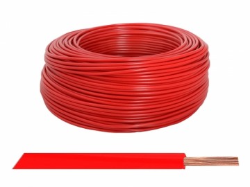 LgY|H07V-K 1x1.5 кабель, красный, 100 м.