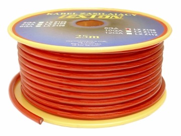 Силовой кабель PS LEXTON 8GA|6.7mmCCA красный