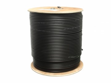 Lexton F690BY melns + želeja 1.1CCS koaksiālais kabelis, 300 m.