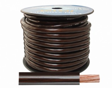 LEXTON 2GA|12mm CCA melns strāvas kabelis.