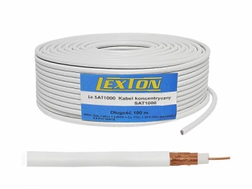 Lexton Koaksiālais kabelis 1Cu + 32x0,12Cu + Cu ekrans 100 m