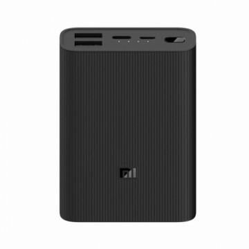 Mobilā Baterija Xiaomi 10000mAh Mi Power Bank 3 Ultra Compact Melns 10000 mAh
