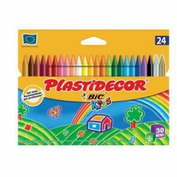 Цветные полужирные карандаши Plastidecor 9203013 24 Предметы Разноцветный