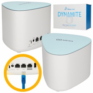 Extralink Dynamite C21 | Mesh Point | AC2100, MU-MIMO, домашняя WiFi Mesh система