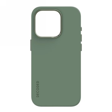 Decoded Silicone Case with MagSafe for iPhone 15 Pro - green