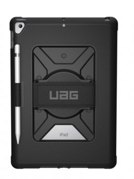 UAG Metropolis Hand Strap - protective case with an Apple Pencil holder and a hand holder for iPad 10.2&quot; 7|8|9 generation (black)