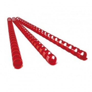 Пластиковые спирали FELLOWES 14мм, крассные, 100шт