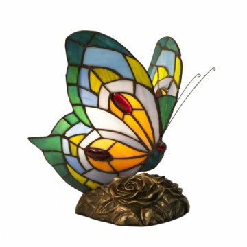 Galda lampa Viro Mariposa Daudzkrāsains Cinks 60 W 23 x 28 x 23 cm Tauriņš