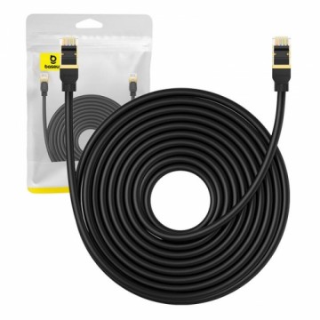 Сетевой кабель cat.8 Baseus Ethernet RJ45, 40 Гбит|с, 10 м (черный)