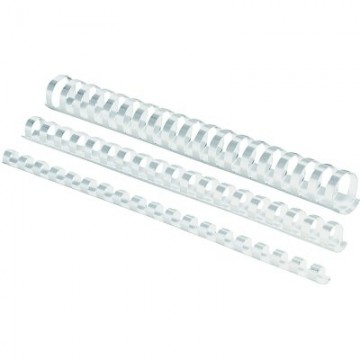 Пластиковые спирали FELLOWES 10мм, белые, 100шт