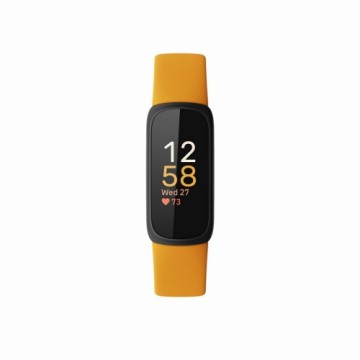 Умный браслет Fitbit INSPIRE 3 Чёрный Оранжевый (Пересмотрено A)