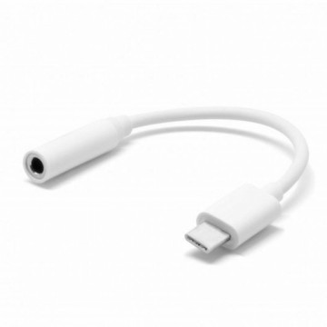 Адаптер USB-C—Jack 3.5 mm PcCom Essential Белый 10 cm