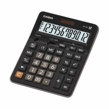 Kalkulators Casio GX-12B Melns Plastmasa