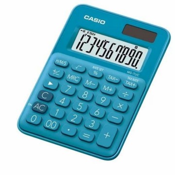 Калькулятор Casio MS-7UC Синий Пластик