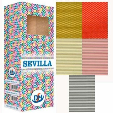 Dāvanu papīrs DM Sevilla Daudzkrāsains Rullis 70 x 200 cm (50 gb.)