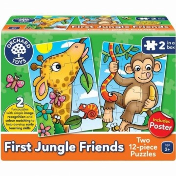 Puzle un domino komplekts Orchard First Jungle Friends (FR)