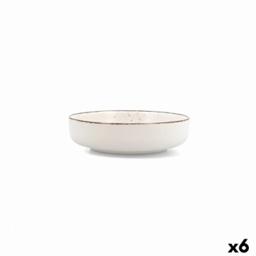 Dziļais šķīvis Quid Duna Bēšs Keramika 18,5 x 5,3 cm (6 gb.)