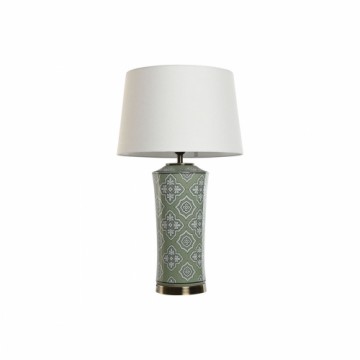 Galda lampa Home ESPRIT Balts Zaļš Bronza Keramika 50 W 220 V 40 x 40 x 69 cm
