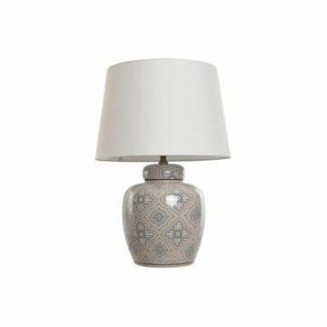 Galda lampa Home ESPRIT Balts Bēšs Keramika 50 W 220 V 43,5 x 43,5 x 61 cm