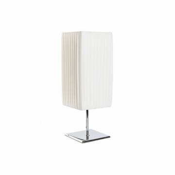 Galda lampa Home ESPRIT Balts Sudrabains Polietilēns Dzelzs 50 W 220 V 15 x 15 x 43 cm