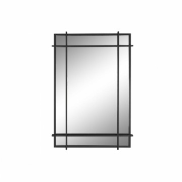 Настенное зеркало Home ESPRIT Чёрный Стеклянный Железо современный 65 x 6 x 95 cm