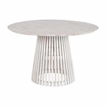 Обеденный стол Home ESPRIT Белый древесина кипариса 120 x 120 x 75 cm