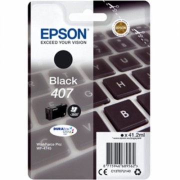 Картридж с оригинальными чернилами Epson C13T07U140 Чёрный Циановый